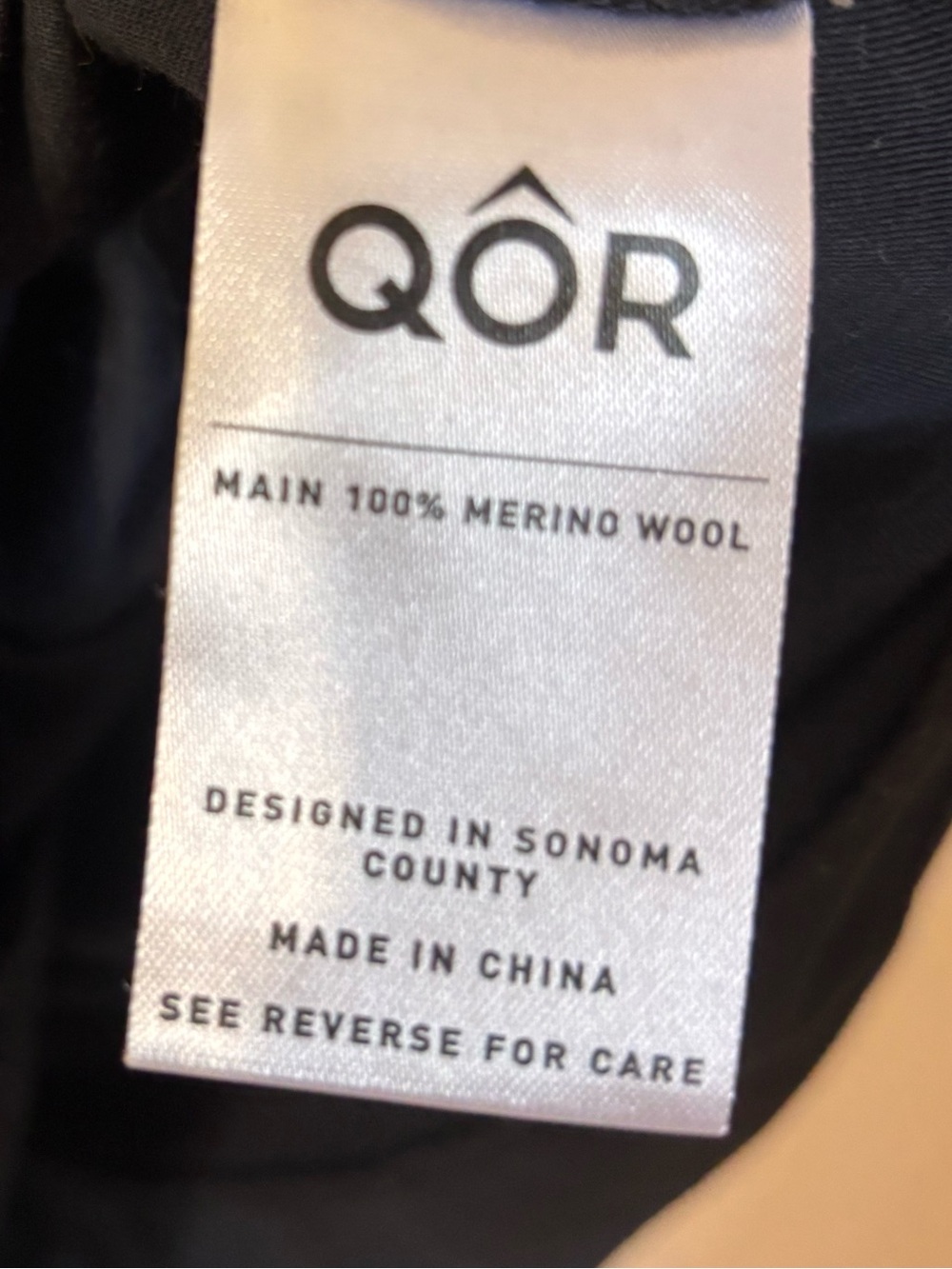 Qor Merino Wool Zip Hoodie Large - Picture 3 of 7